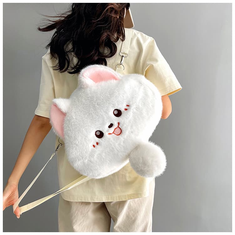 猫ぬいぐるみ もちもち笑顔のにゃんこクッション