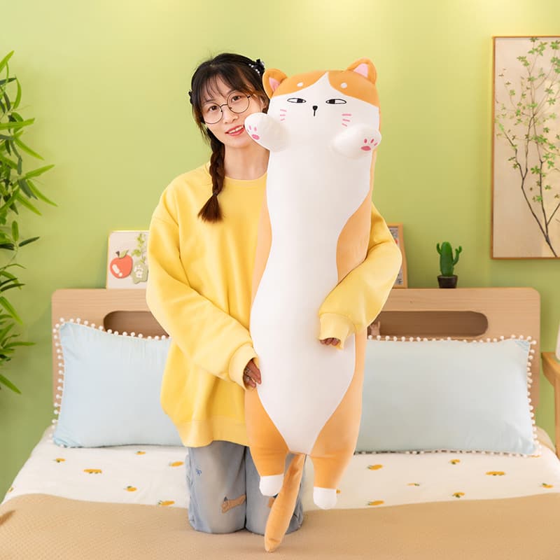 猫ぬいぐるみ もちもち抱き枕ねこ
