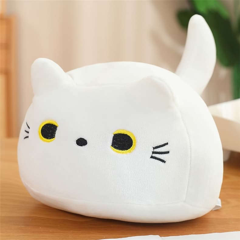 猫ぬいぐるみ 丸顔のもちにゃん