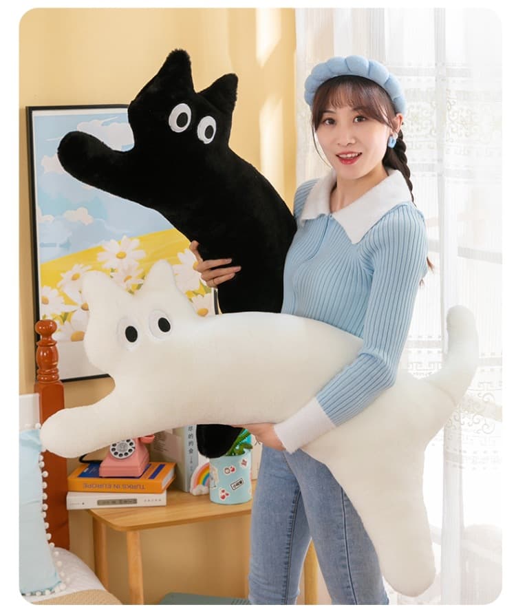 猫ぬいぐるみ もちもち抱きネコ