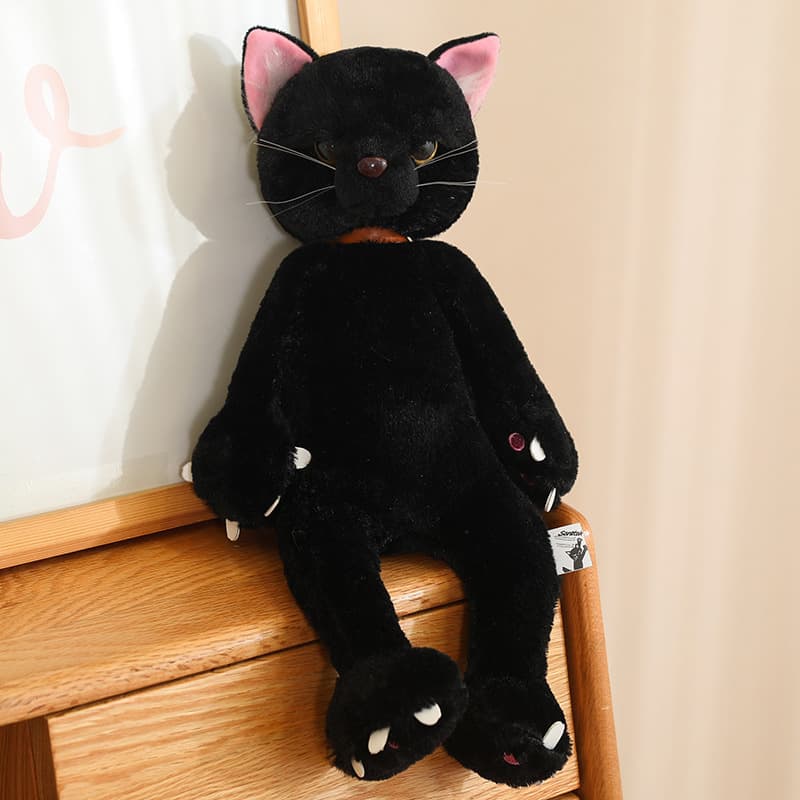 猫ぬいぐるみ 黒猫 夜空の使者もふもふぬいぐるみ