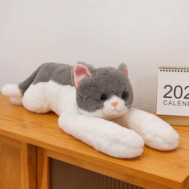 猫ぬいぐるみ 茶色 ふわもふ抱き枕ねこちゃん