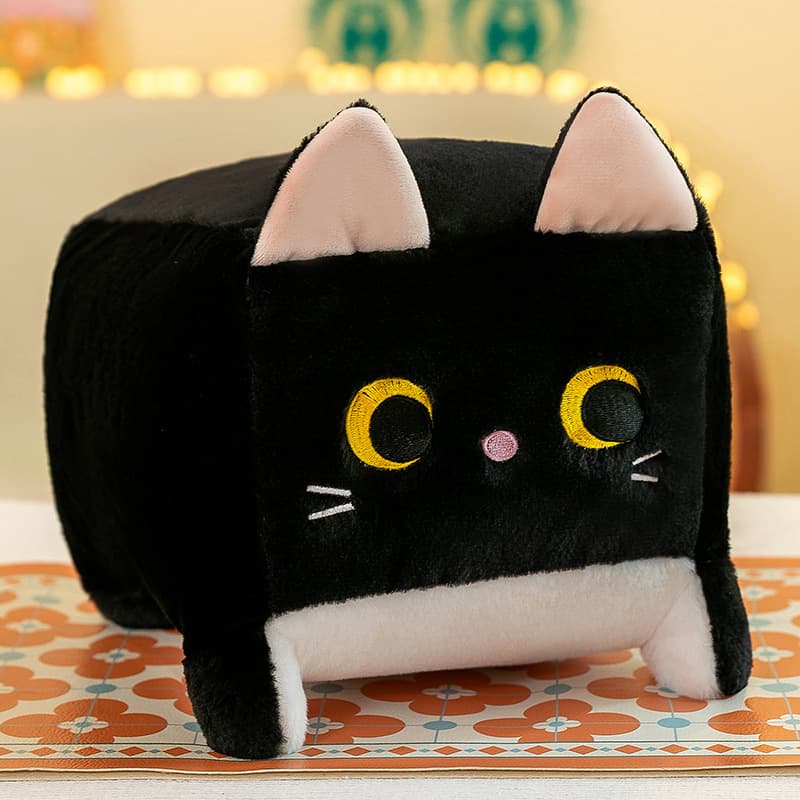 猫ぬいぐるみ まんまるあんよの夜空ねこ