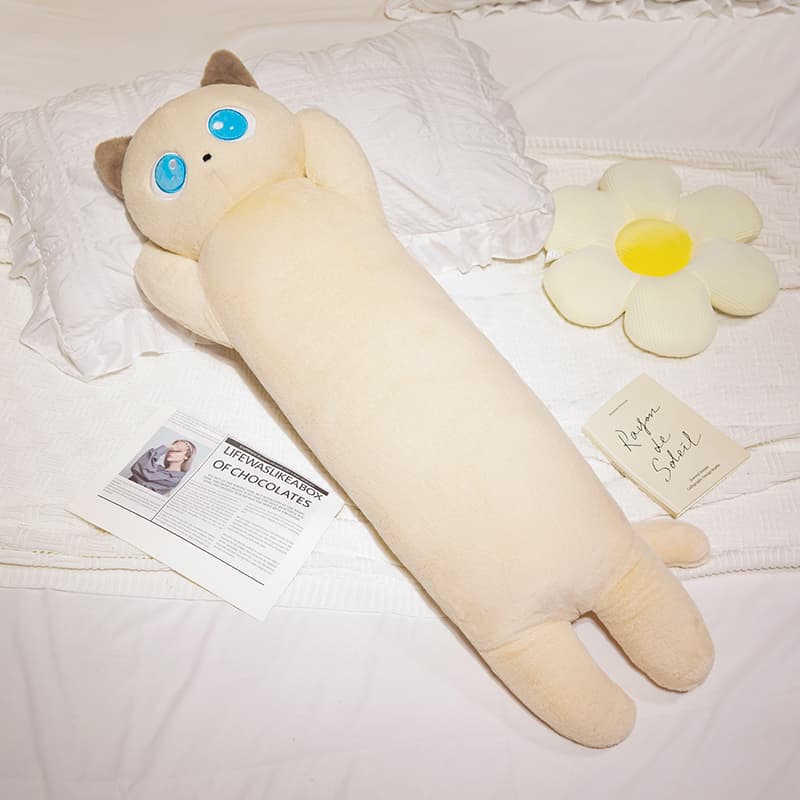猫ぬいぐるみ おやすみまったり抱き枕ねこ