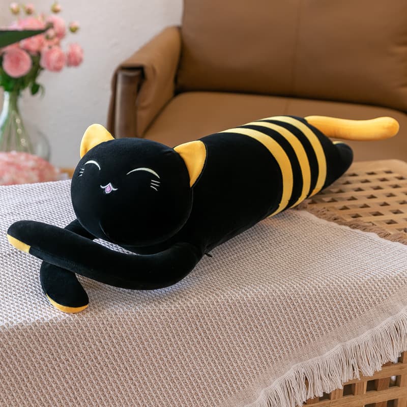 猫ぬいぐるみ 黒猫 おやすみねこぬいぐるみ