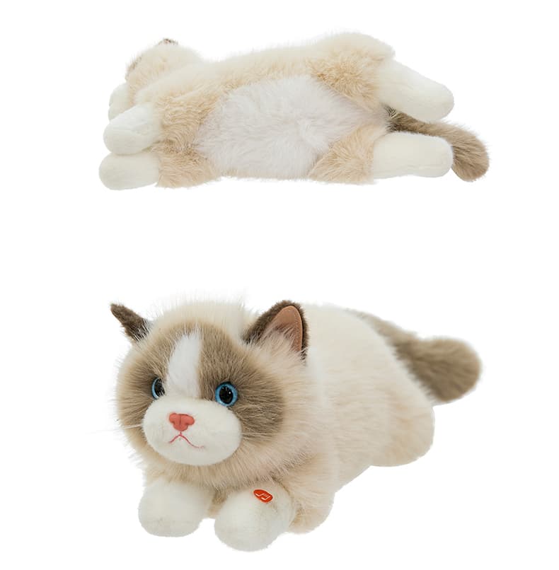 猫ぬいぐるみ ふわもふ雪猫ちゃん