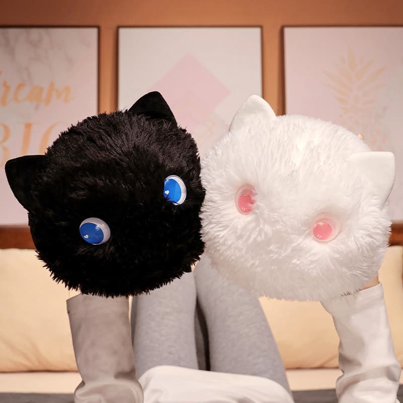 猫ぬいぐるみ 雪の妖精ぽんぽん