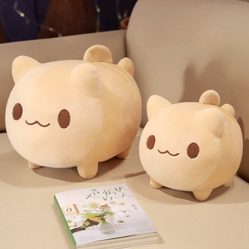 猫ぬいぐるみ 黒色 まんまる癒しの黒猫