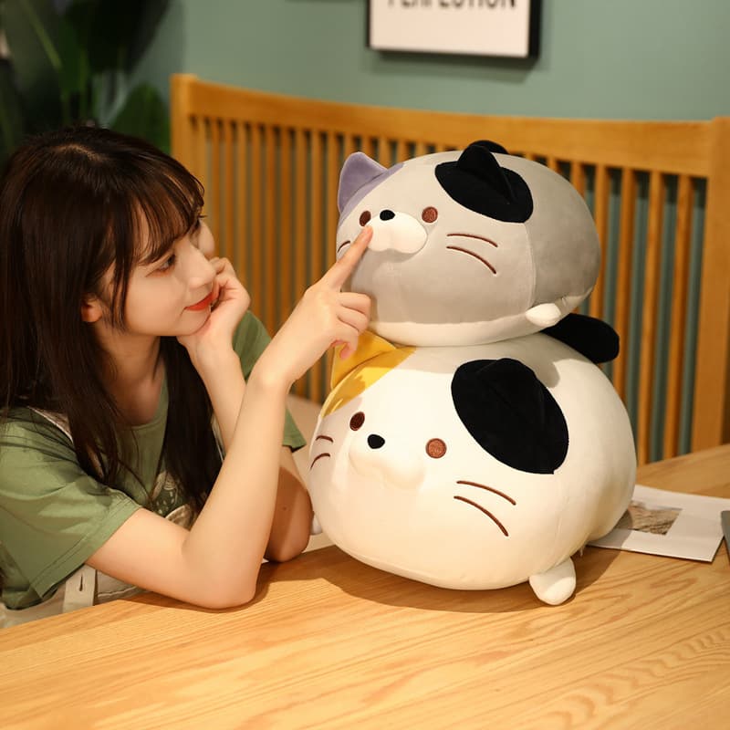 猫ぬいぐるみ もちもち抱き猫 癒しのまどろみ
