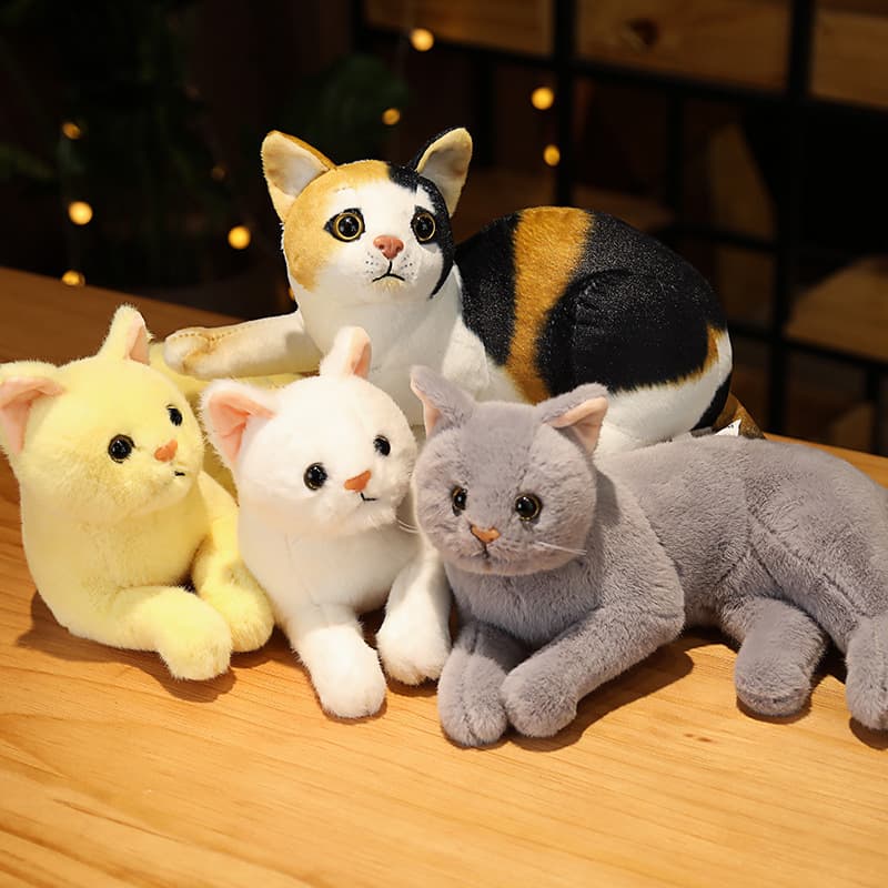 猫ぬいぐるみ もふもふねこ 癒しの仲間