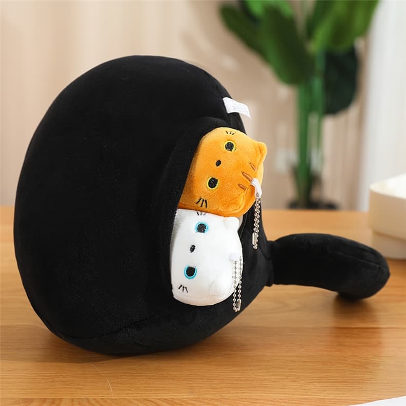 猫ぬいぐるみ 丸顔のもちにゃん