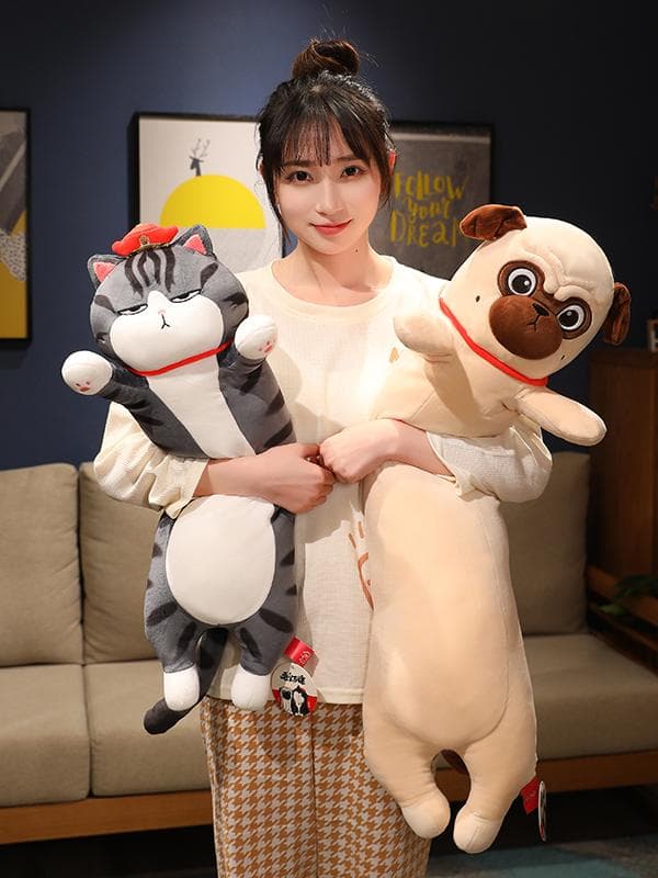 猫ぬいぐるみ おすましトラにゃん抱き枕