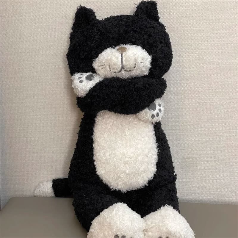可愛い黒色猫ぬいぐるみバッグ 韓国風プレゼント