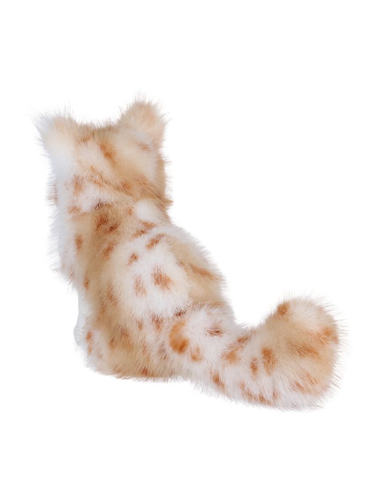 猫ぬいぐるみ 茶色 ふわもこ三毛ねこ