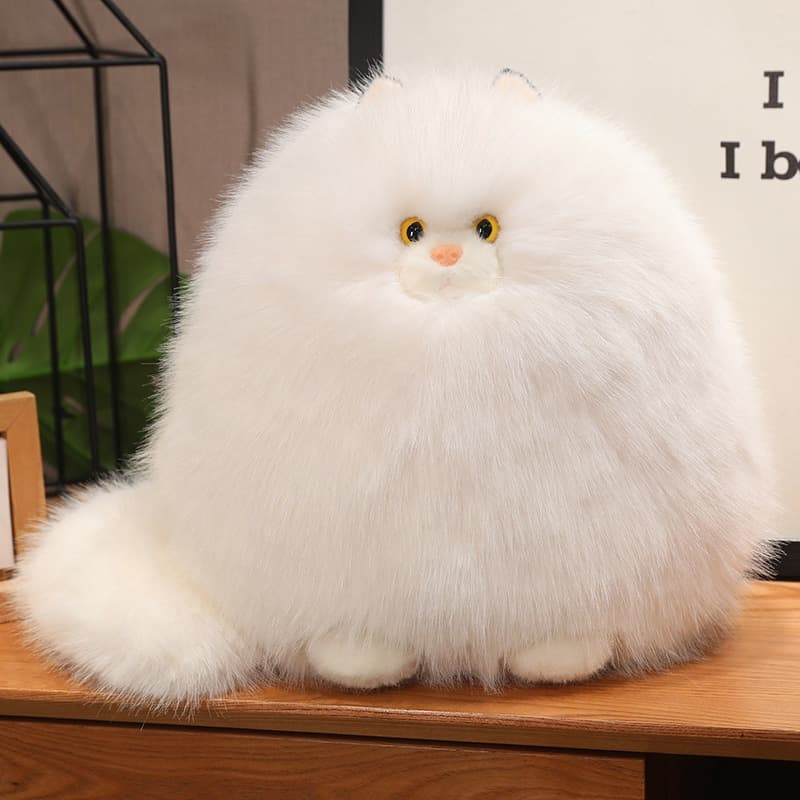 猫ぬいぐるみ 白色 ふわもこ雪うさぎ