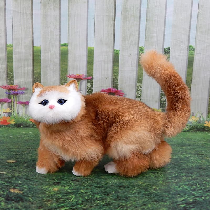 猫ぬいぐるみ 白色 ふわもふ純白の癒し子猫