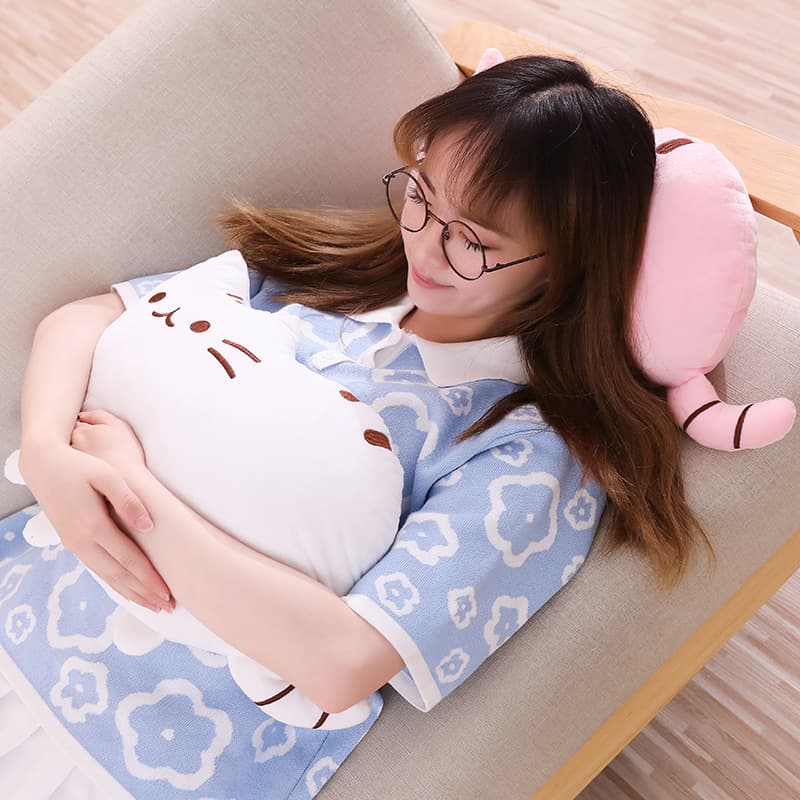 猫ぬいぐるみ もふもふ癒し猫クッション