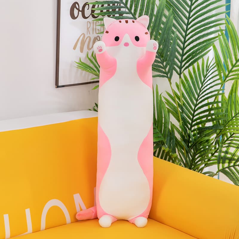 猫ぬいぐるみ もふもふ抱き枕 ねこのお昼寝友達