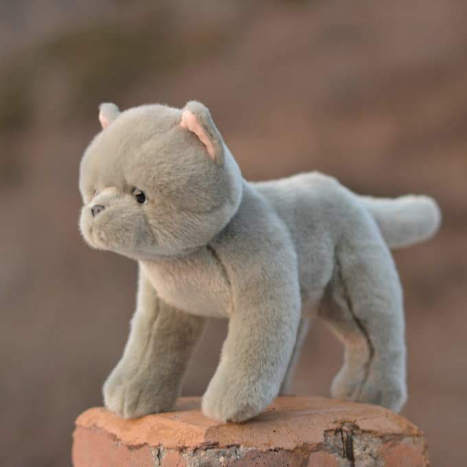 猫ぬいぐるみ もふもふ子猫のぬくもり