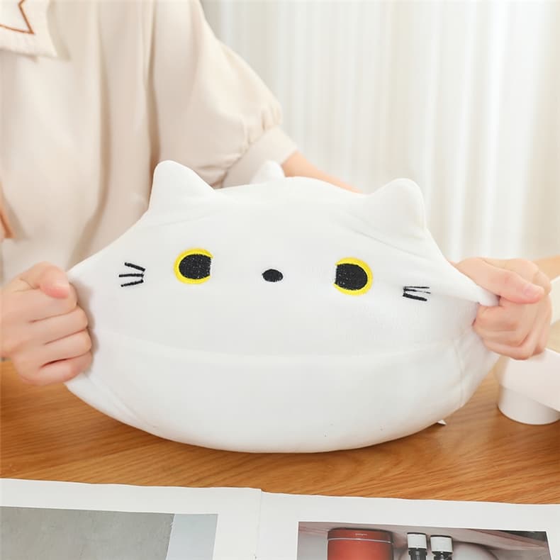 猫ぬいぐるみ 丸顔のもちにゃん