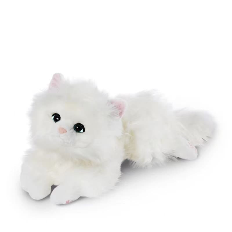猫ぬいぐるみ 白色 ふわもふ雪姫 もちもち白猫ぬいぐるみ