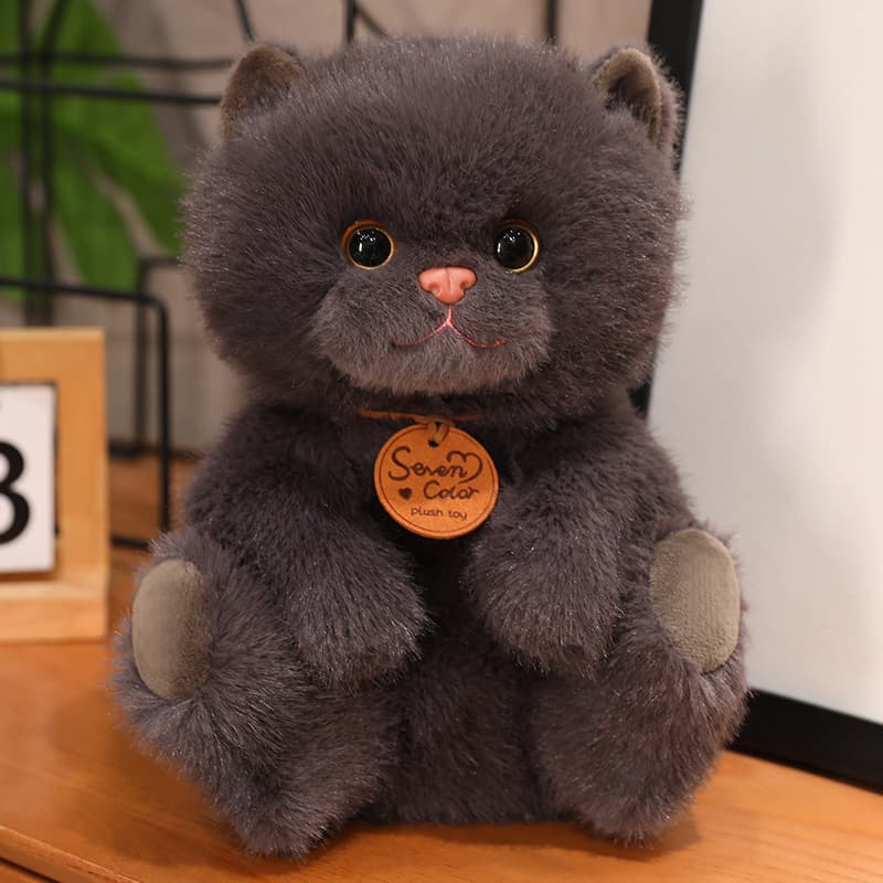 猫ぬいぐるみ ふわもふ雪猫ちゃん