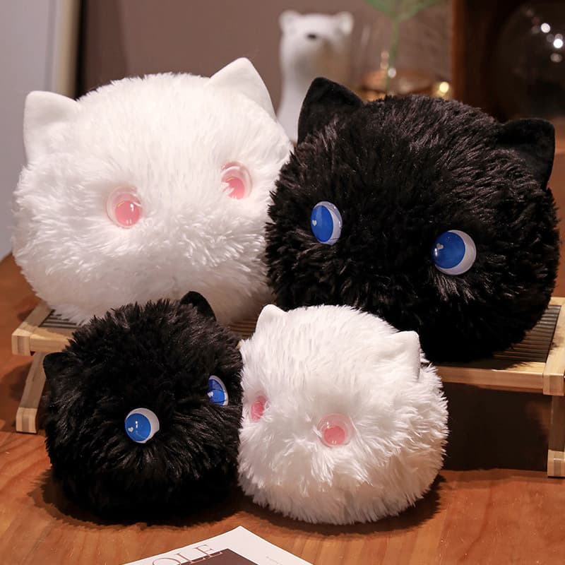 猫ぬいぐるみ 雪の妖精ぽんぽん