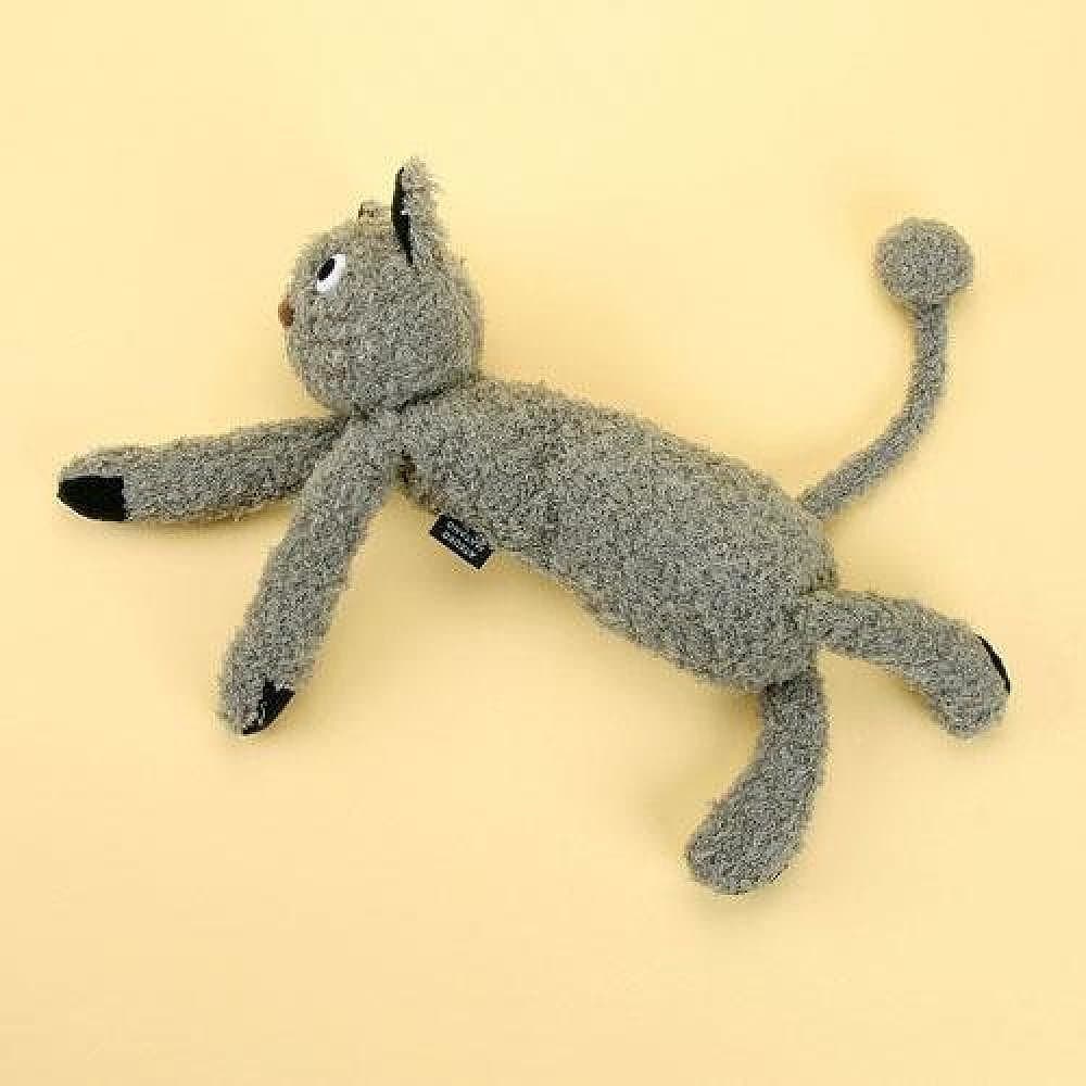 猫ぬいぐるみ グレー もふもふ猫のおともだち ぬいぐるみ