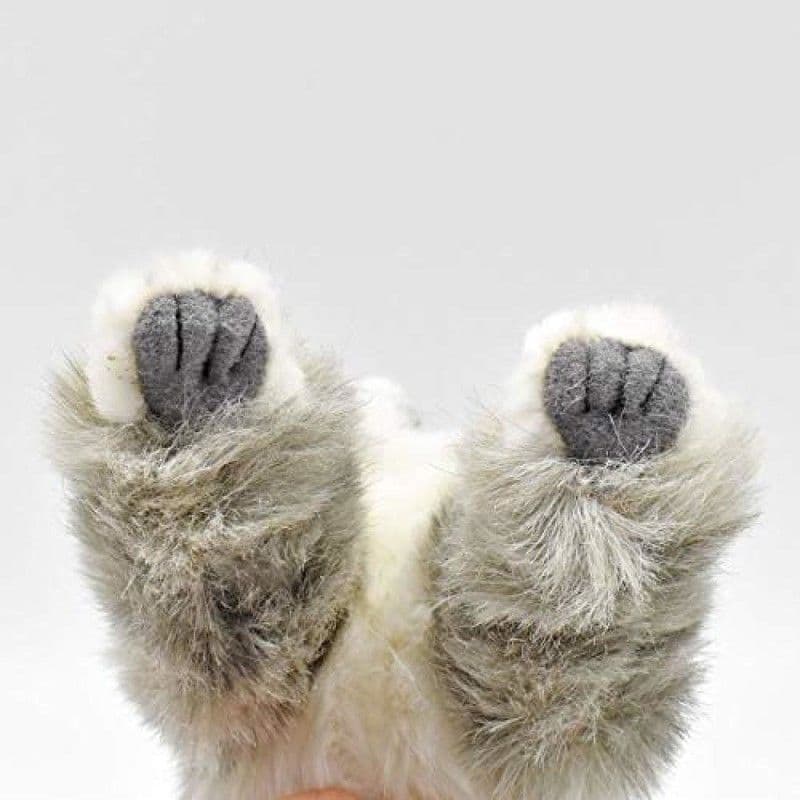 猫ぬいぐるみ グレー 優雅な灰猫ぬいぐるみ