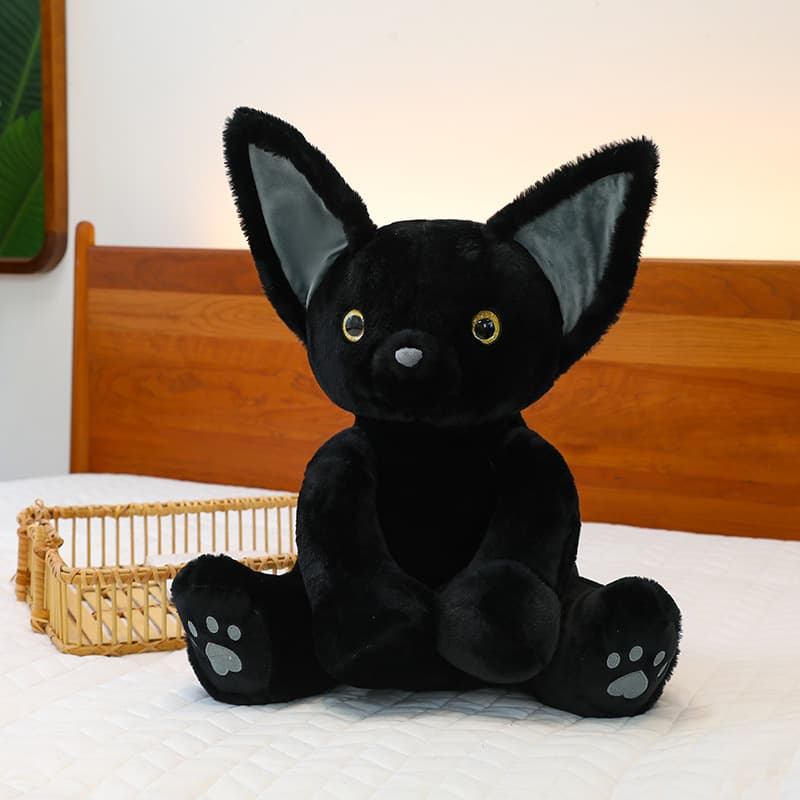 猫ぬいぐるみ 黒猫 もふもふ黒猫ぬいぐるみ