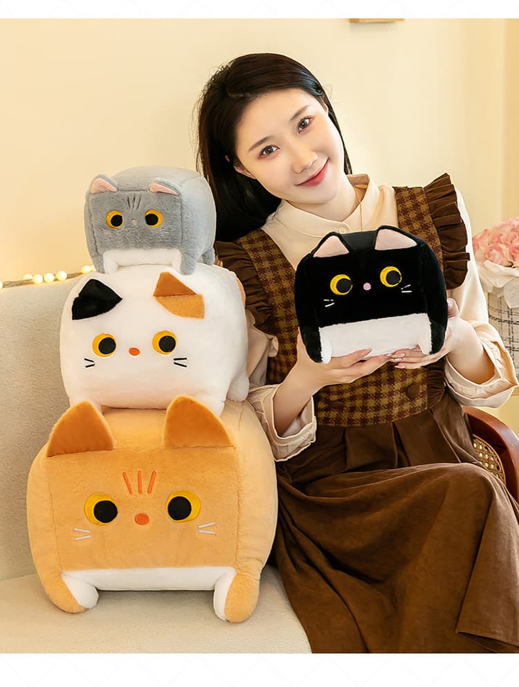 猫ぬいぐるみ まんまるあんよの夜空ねこ