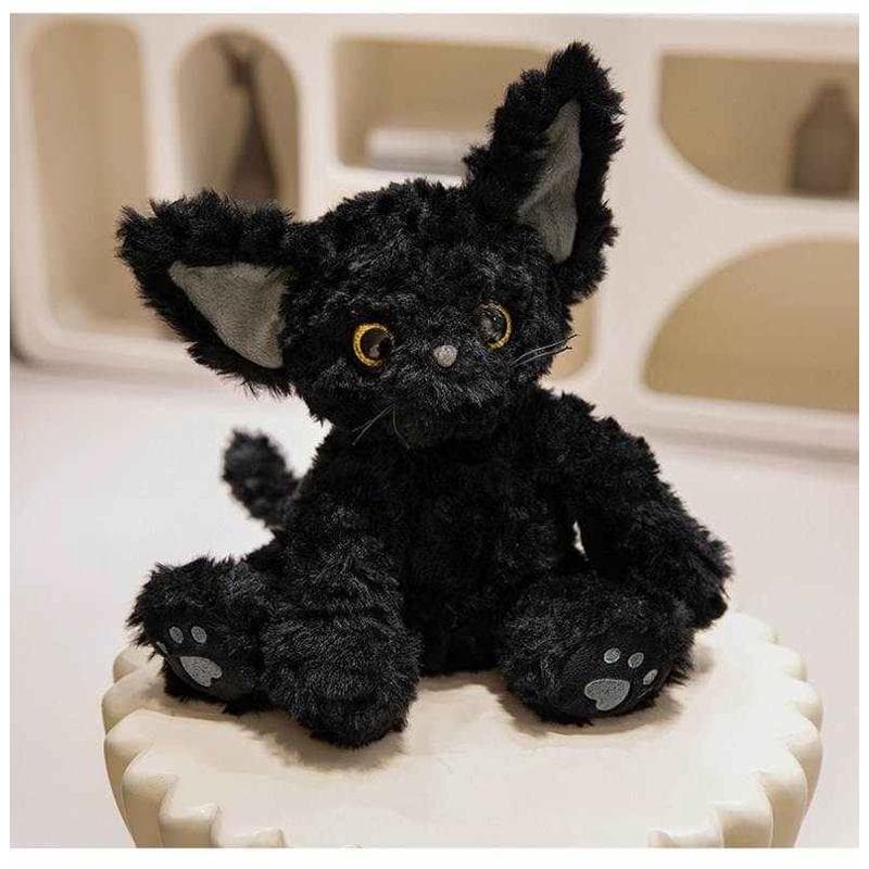 猫ぬいぐるみ 黒猫 もふもふ魔法の子猫ぬいぐるみ