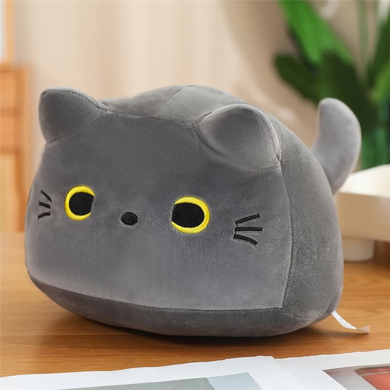 猫ぬいぐるみ 丸顔のもちにゃん