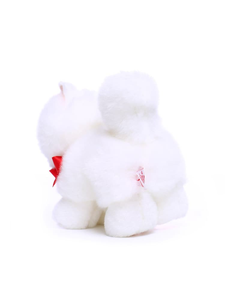 猫ぬいぐるみ 白色 ふわもふ雪猫ちゃん