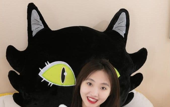 猫ぬいぐるみ 黒猫 まんまるフェイスねこぬいぐるみ