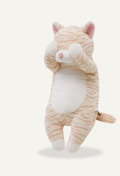 猫ぬいぐるみ 茶色 お昼寝ゆめ見るトラネコちゃん