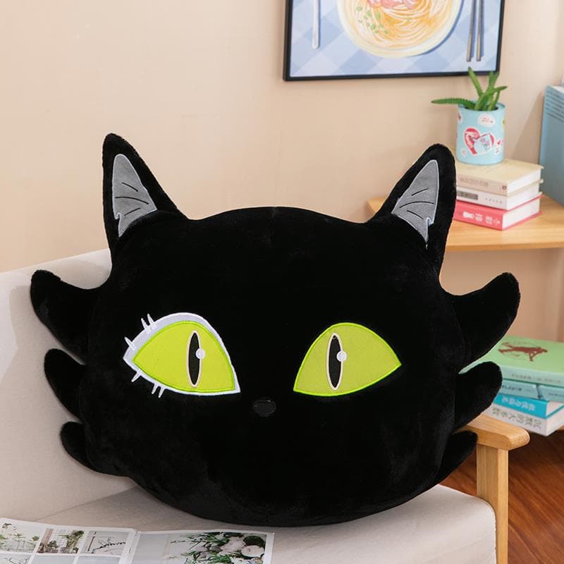 猫ぬいぐるみ 黒猫 まんまるフェイスねこぬいぐるみ