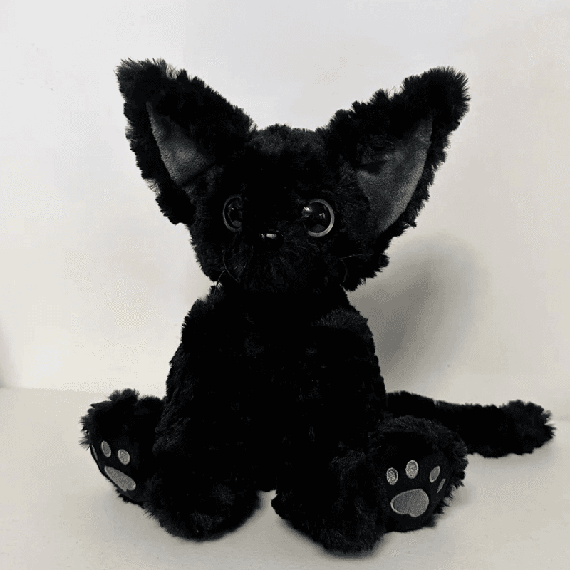 猫ぬいぐるみ まん丸おめめの魔法使い