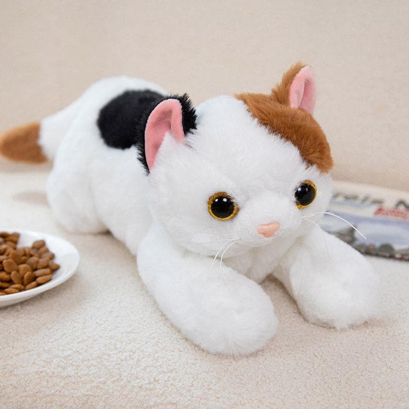 猫ぬいぐるみ まんまる瞳の夜のともだち