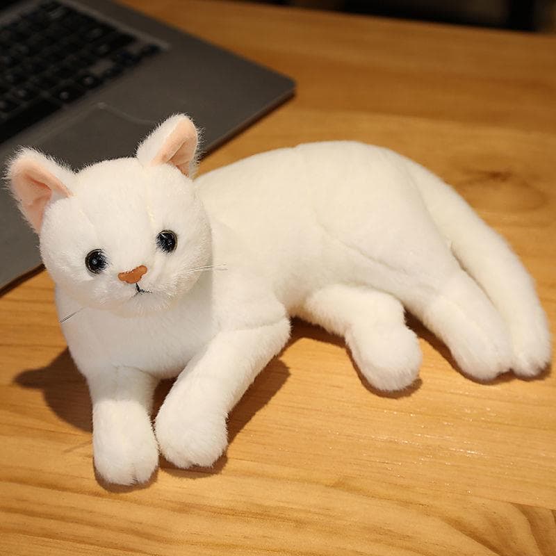猫ぬいぐるみ まんまる瞳の夜のともだち
