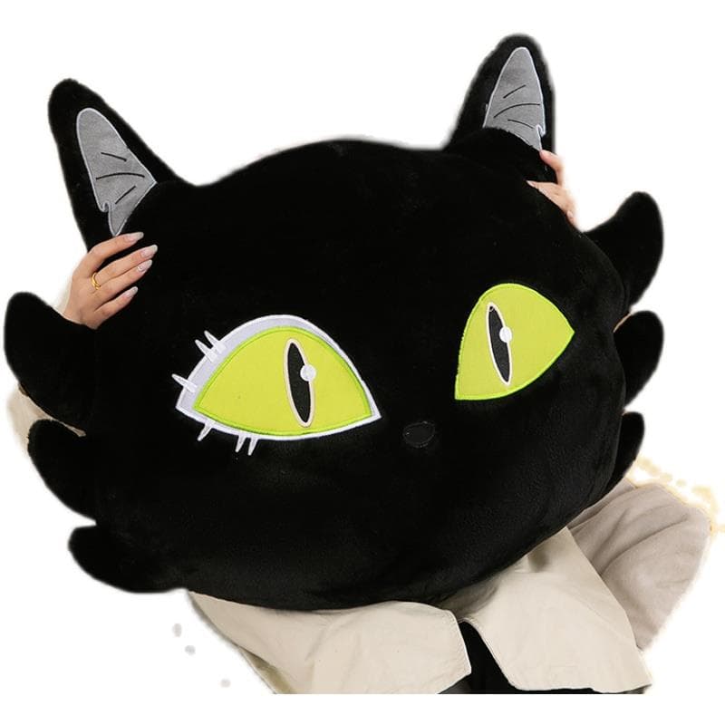 猫ぬいぐるみ 黒猫 まんまるフェイスねこぬいぐるみ