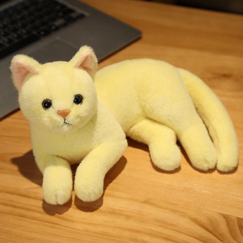 猫ぬいぐるみ まんまる瞳の夜のともだち