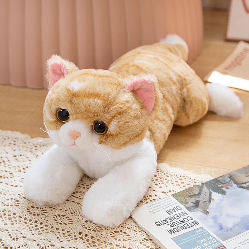 猫ぬいぐるみ まんまる瞳の夜のともだち