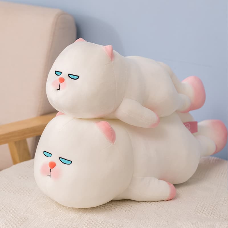 猫ぬいぐるみ ふわふわ寝そべり猫ちゃんぬいぐるみ