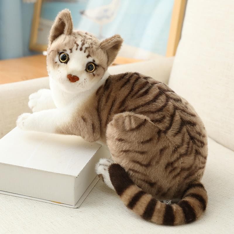 猫ぬいぐるみ まんまる瞳の夜のともだち
