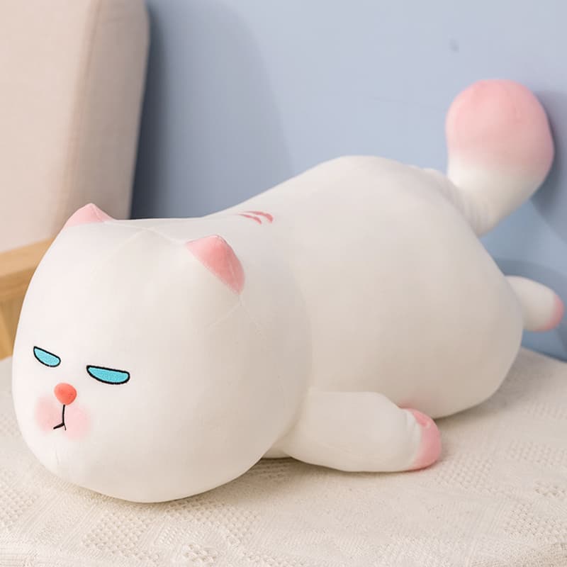 猫ぬいぐるみ ふわふわ寝そべり猫ちゃんぬいぐるみ