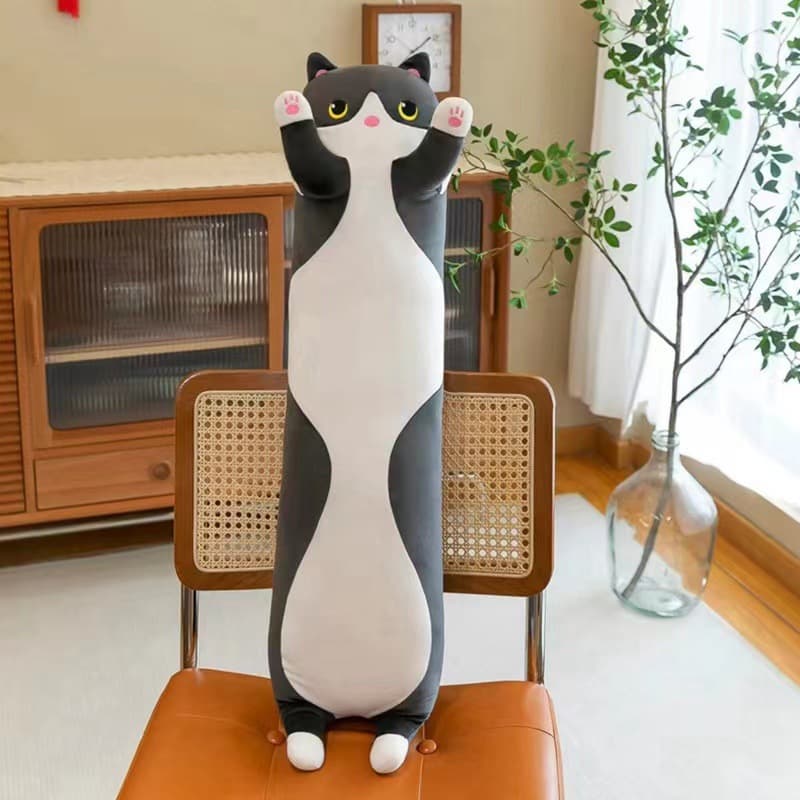 猫ぬいぐるみ もちもち添い寝ねこ